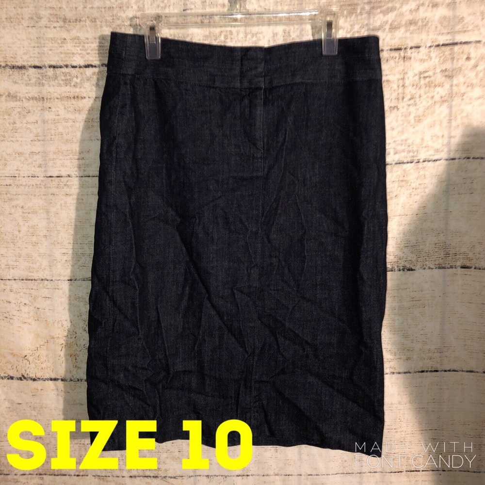J. Crew Stretch Jean Skirt